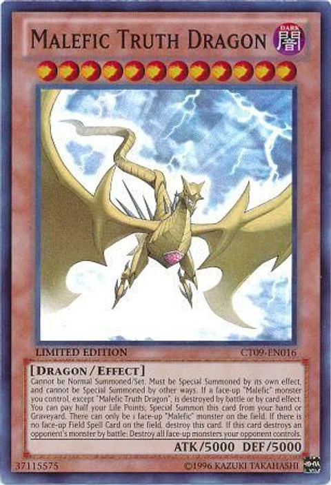 Malefic Truth Dragon - CT09-EN016 - Super Rare