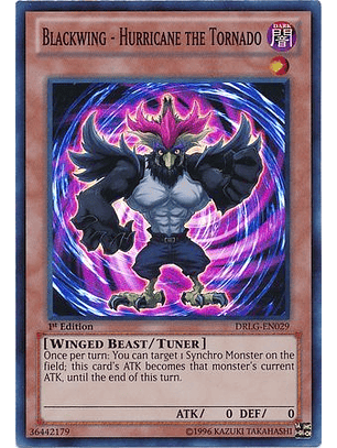 Blackwing - Hurricane the Tornado - DRLG-EN029 - Super Rare 