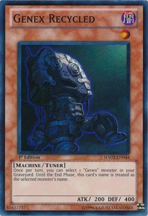 Genex Recycled - HA02-EN044 - Super Rare