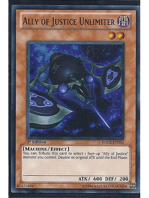 Ally of Justice Unlimiter - HA02-EN051 - Super Rare