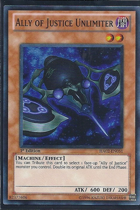 Ally of Justice Unlimiter - HA02-EN051 - Super Rare