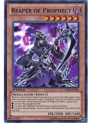 Reaper of Prophecy - CBLZ-EN036 - Super Rare 