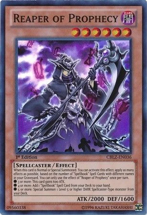 Reaper of Prophecy - CBLZ-EN036 - Super Rare 