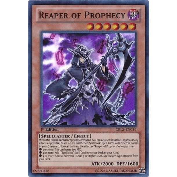 Reaper of Prophecy - CBLZ-EN036 - Super Rare 