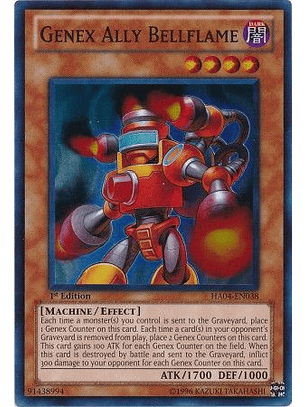 Genex Ally Bellflame - HA04-EN038 - Super Rare
