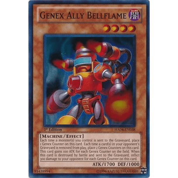 Genex Ally Bellflame - HA04-EN038 - Super Rare
