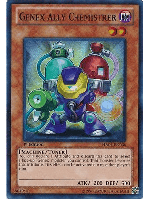 Genex Ally Chemistrer - HA04-EN036 - Super Rare