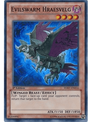 Evilswarm Hraesvelg - HA07-EN016 - Super Rare 