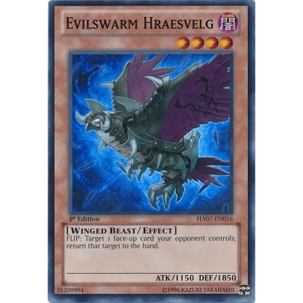 Evilswarm Hraesvelg - HA07-EN016 - Super Rare 