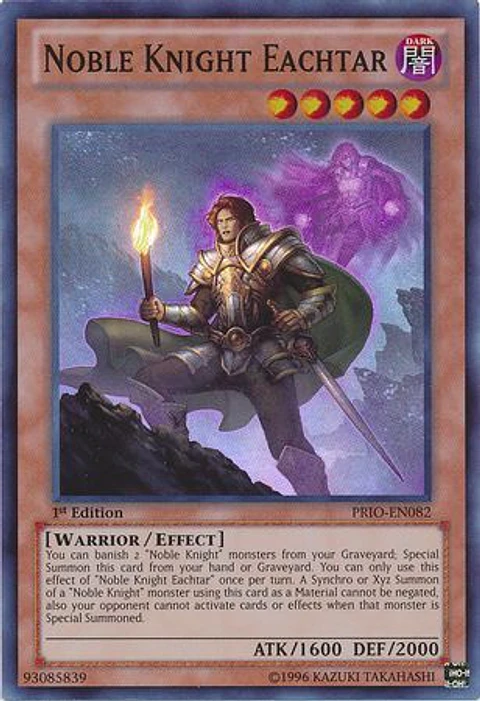 Noble Knight Eachtar - PRIO-EN082 - Super Rare