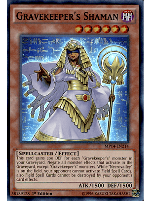 Gravekeeper's Shaman - MP14-EN214 - Super Rare