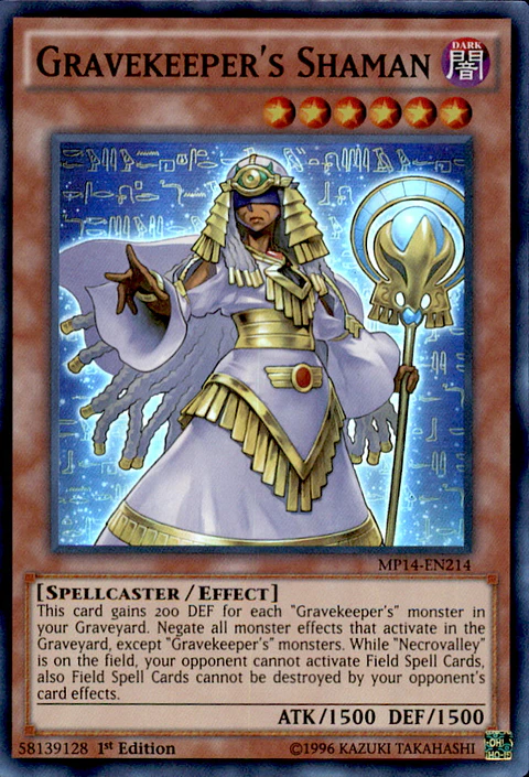 Gravekeeper's Shaman - MP14-EN214 - Super Rare