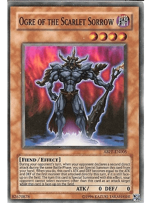 Ogre of the Scarlet Sorrow - ABPF-EN005 - Super Rare