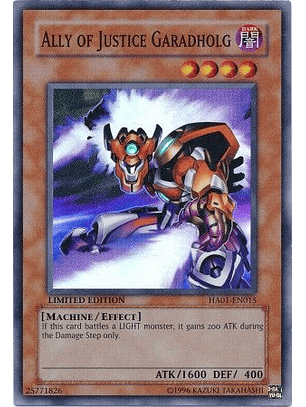 Ally of Justice Garadholg - HA01-EN015 - Super Rare