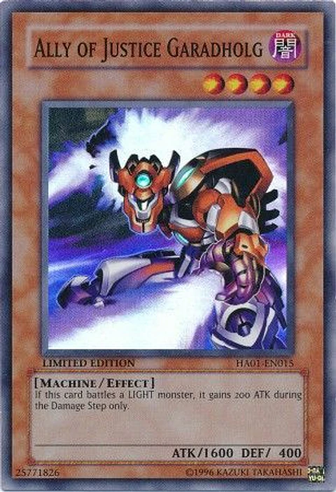 Ally of Justice Garadholg - HA01-EN015 - Super Rare