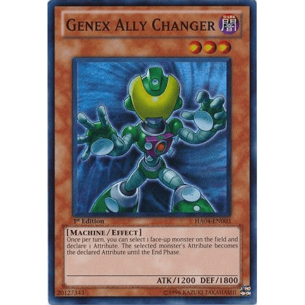 Genex Ally Changer - HA04-EN003 - Super Rare