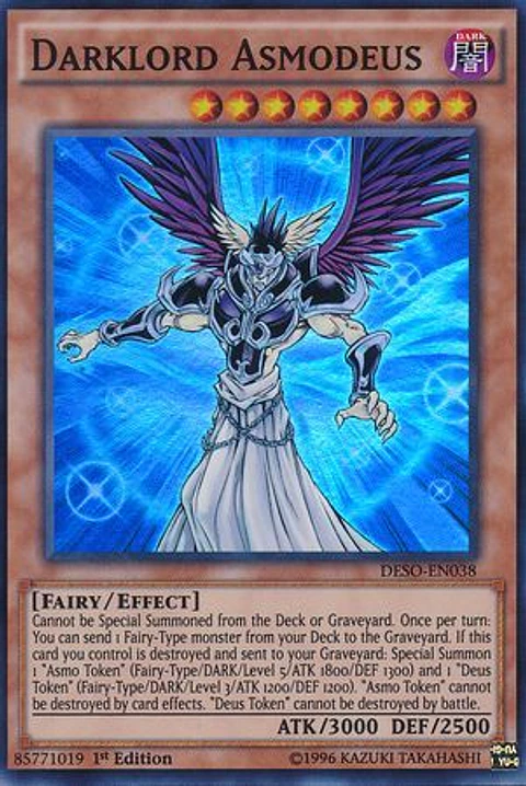 Darklord Asmodeus - DESO-EN038 - Super Rare