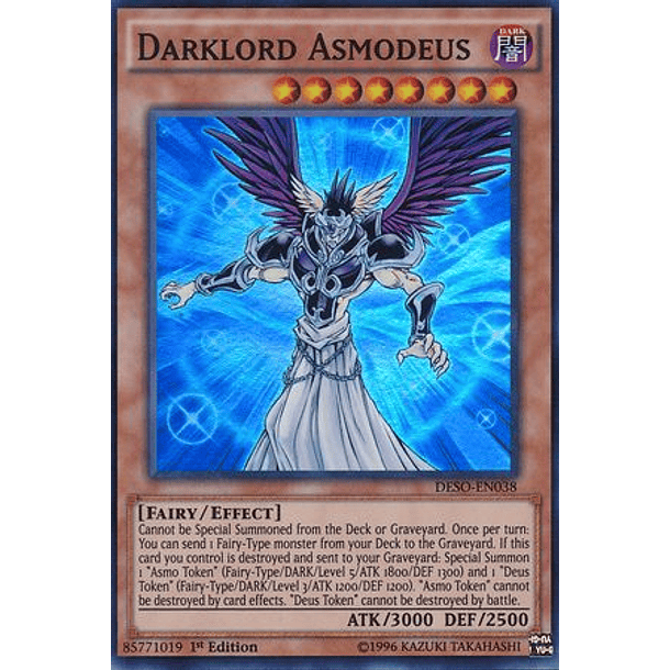 Darklord Asmodeus - DESO-EN038 - Super Rare