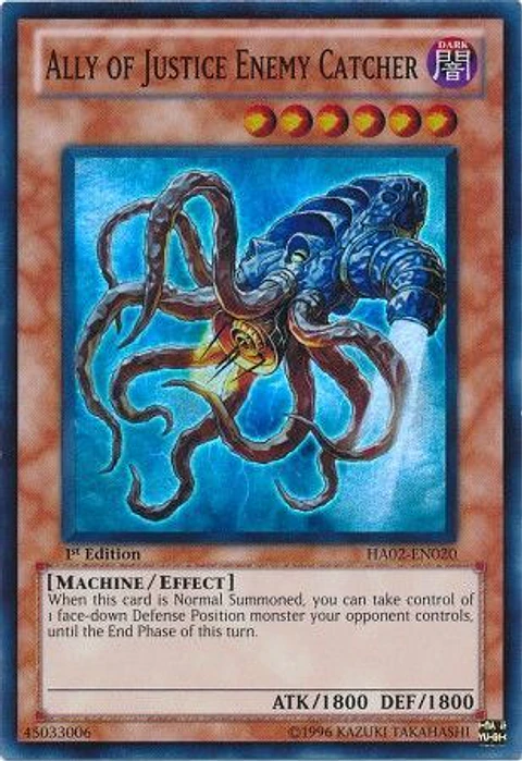 Ally of Justice Enemy Catcher - HA02-EN020 - Super Rare