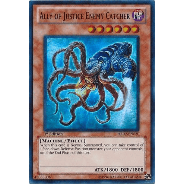 Ally of Justice Enemy Catcher - HA02-EN020 - Super Rare