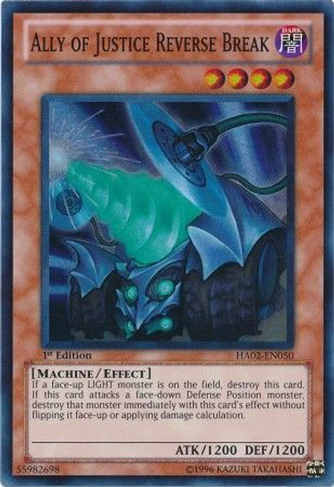Ally of Justice Reverse Break - HA02-EN050 - Super Rare