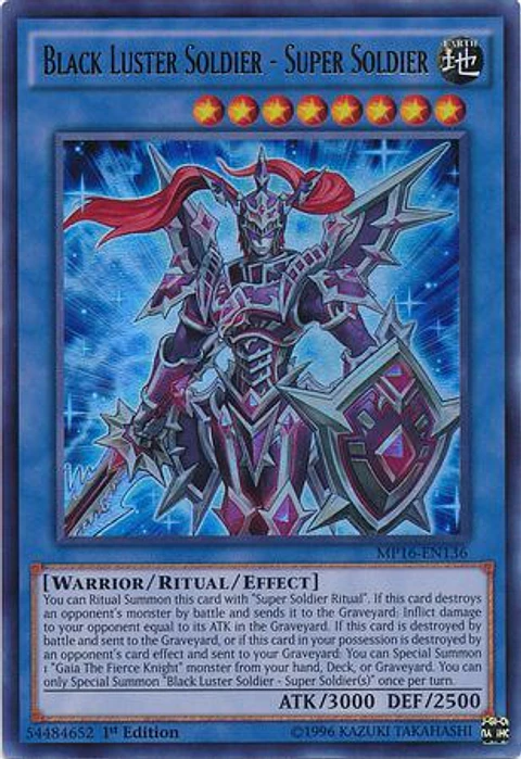 Black Luster Soldier - Super Soldier - MP16-EN136 - Ultra Rare 