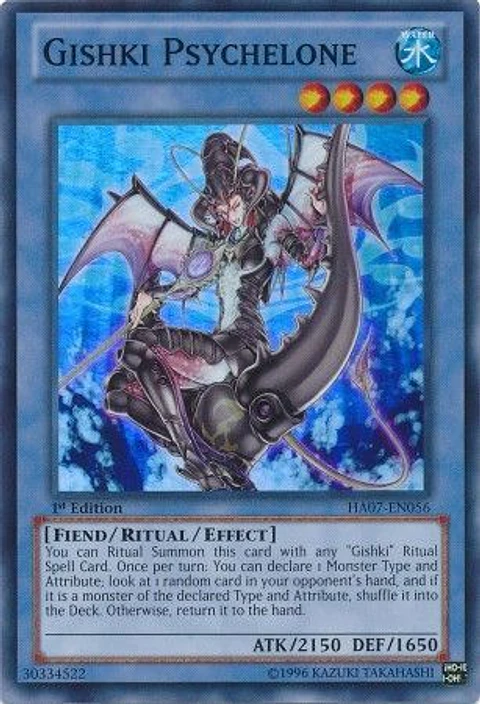 Gishki Psychelone - HA07-EN056 - Super Rare 