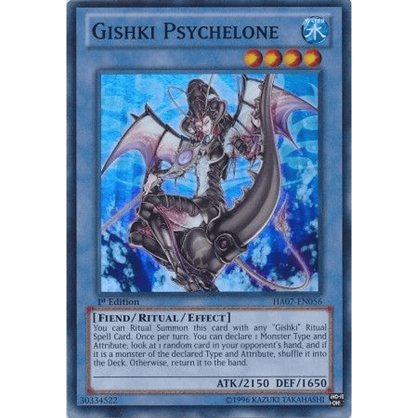 Gishki Psychelone - HA07-EN056 - Super Rare 