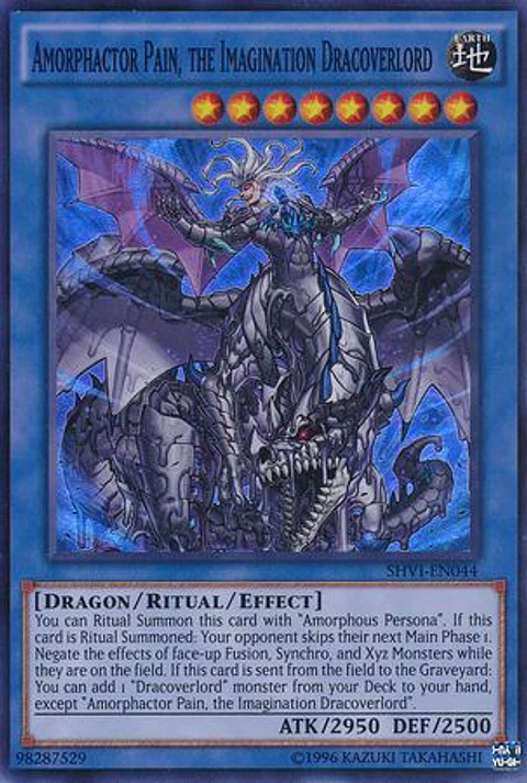 Amorphactor Pain, the Imagination Dracoverlord - SHVI-EN044 - Super Rare 