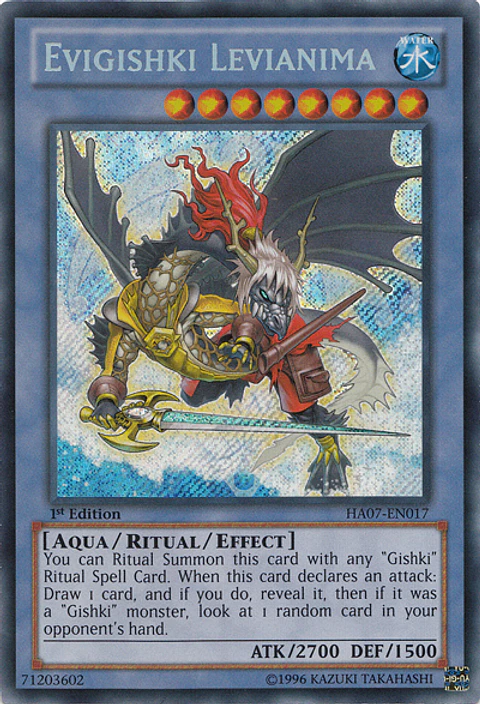Evigishki Levianima - HA07-EN017 - Secret Rare