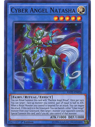 Cyber Angel Natasha - RATE-EN036 - Super Rare 