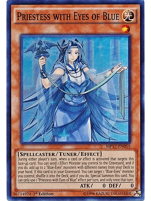 Priestess with Eyes of Blue - MP17-EN055 - Super Rare