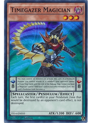 Timegazer Magician - YS14-EN010 - Super Rare