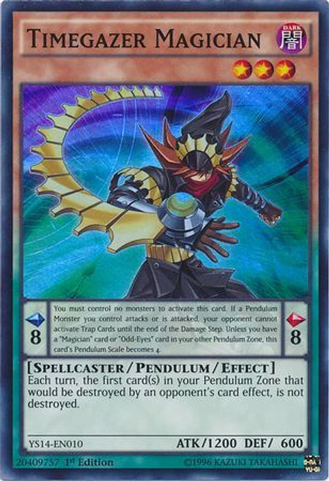 Timegazer Magician - YS14-EN010 - Super Rare