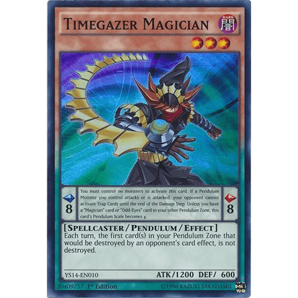 Timegazer Magician - YS14-EN010 - Super Rare