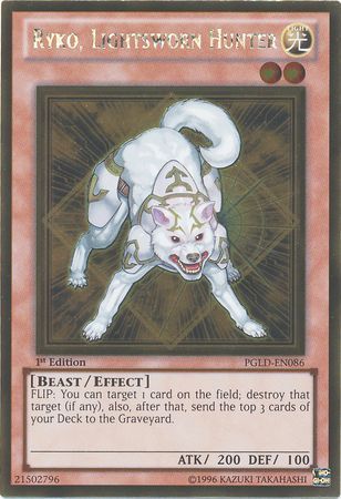 Ryko, Lightsworn Hunter - PGLD-EN086 - Gold Rare 1
