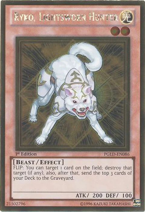 Ryko, Lightsworn Hunter - PGLD-EN086 - Gold Rare