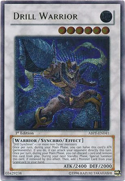 Drill Warrior - ABPF-EN041 - Ultimate Rare -  1st Edition