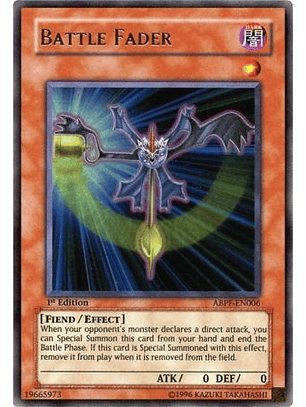 Battle Fader - ABPF-EN006 - Ultra Rare 1st Edition