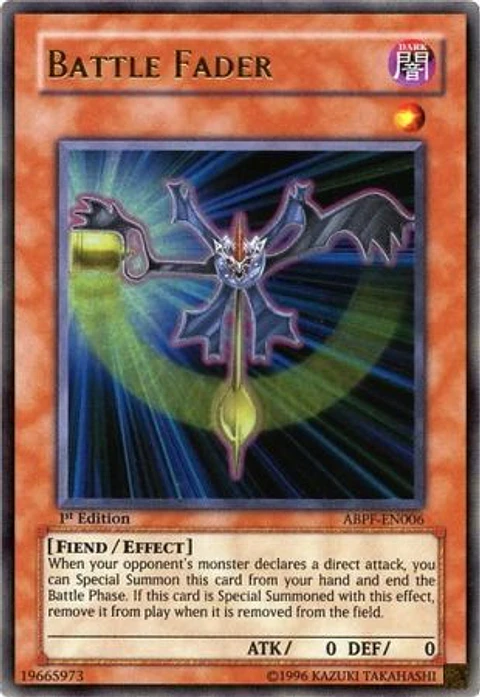 Battle Fader - ABPF-EN006 - Ultra Rare 1st Edition