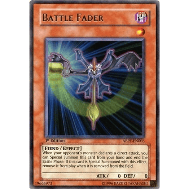 Battle Fader - ABPF-EN006 - Ultra Rare 1st Edition