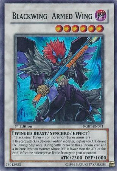 Blackwing Armed Wing - RGBT-EN041 - Super Rare