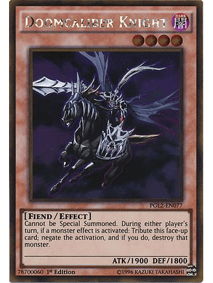 Doomcaliber Knight - PGL2-EN077 - Gold Rare 