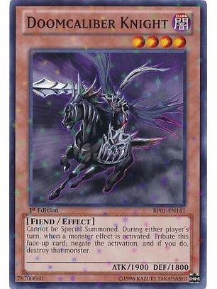 Doomcaliber Knight - BP01-EN141 - Starfoil Rare