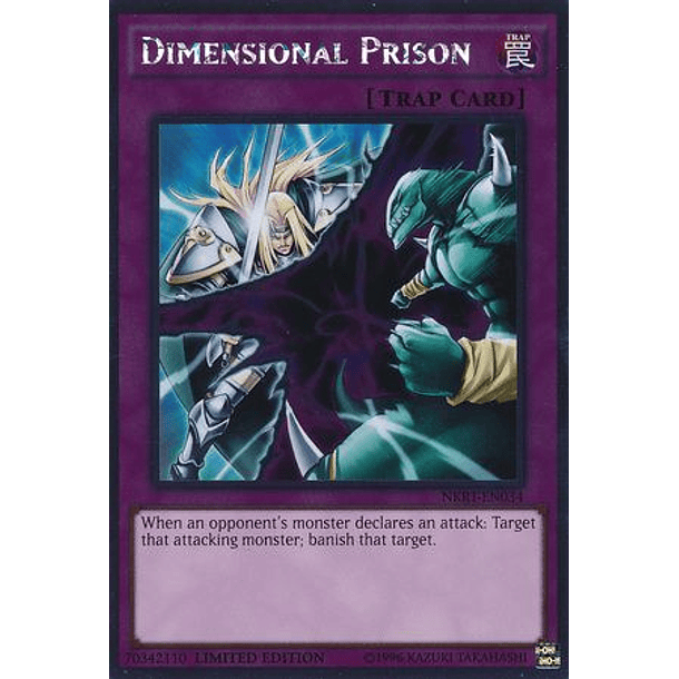 Dimensional Prison - NKRT-EN034 - Platinum Rare