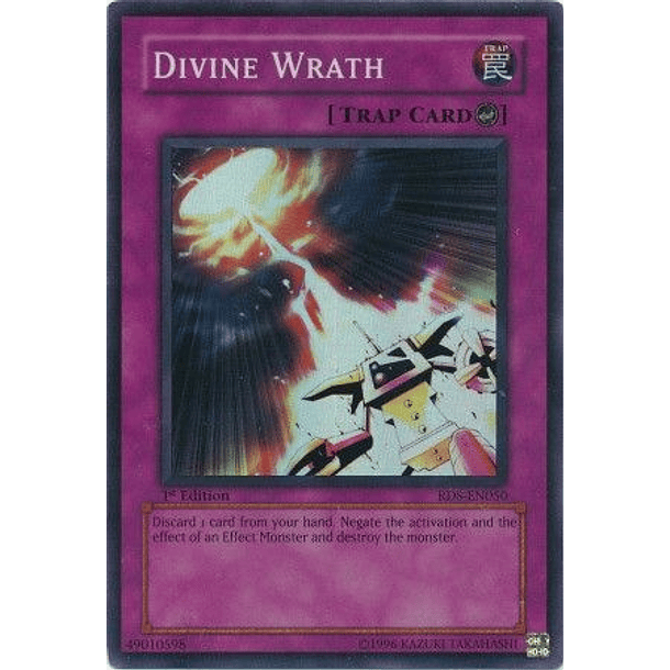 Divine Wrath - RDS-EN050 - Super Rare 1st Edition
