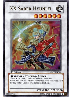 XX-Saber Hyunlei - ABPF-EN044 - Ultra Rare 1st Edition
