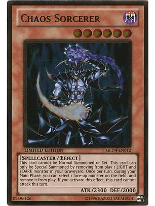 Chaos Sorcerer - GLD4-EN012 - Gold Rare