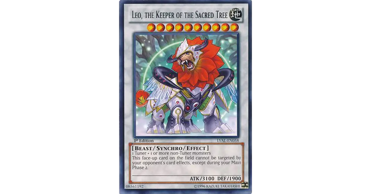 Leo, the Keeper of the Sacred Tree - LVAL-EN058 - Rare
