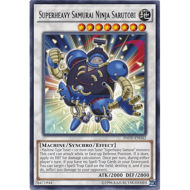 Superheavy Samurai Ninja Sarutobi - INOV-EN042 - Rare